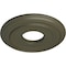 Ekena Millwork Classic Ceiling Medallion (Fits Canopies up to 7 1/4"), 12 3/8"OD x 4"ID x 1 1/8"P, Witch Hazel CM12CLWHF - alternate 2